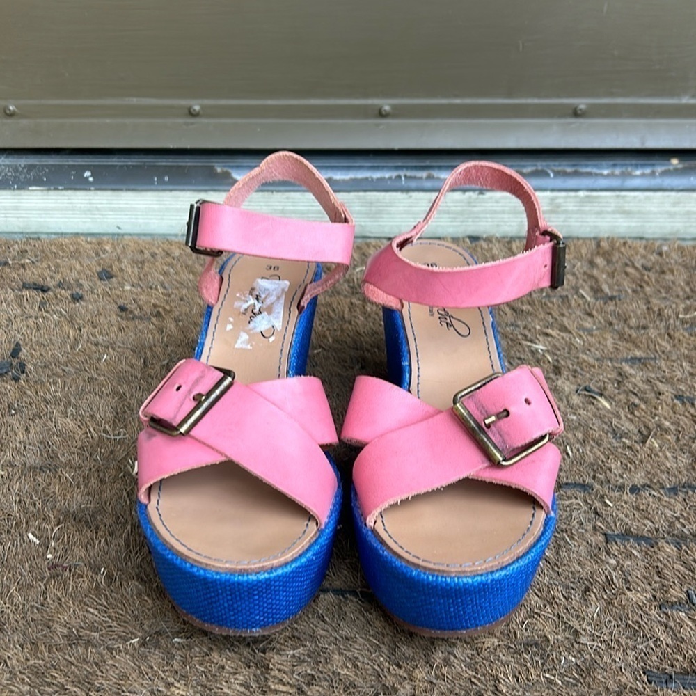 Demarche Sandals Made in Italy Rare Summer Luxury Feminine Shoes Sz 36 Colorful - Picture 2 of 9